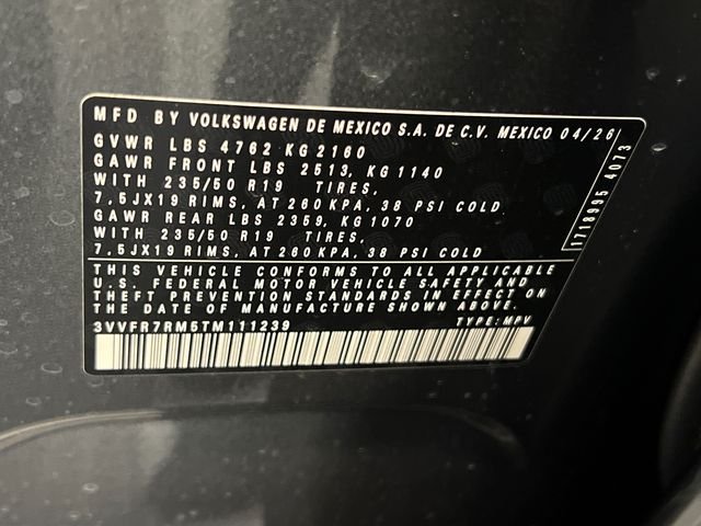 New 2026 Gray Volkswagen 2.0T SE image 21