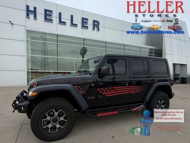 Used 2018 Black Clearcoat Jeep Rubicon image 1