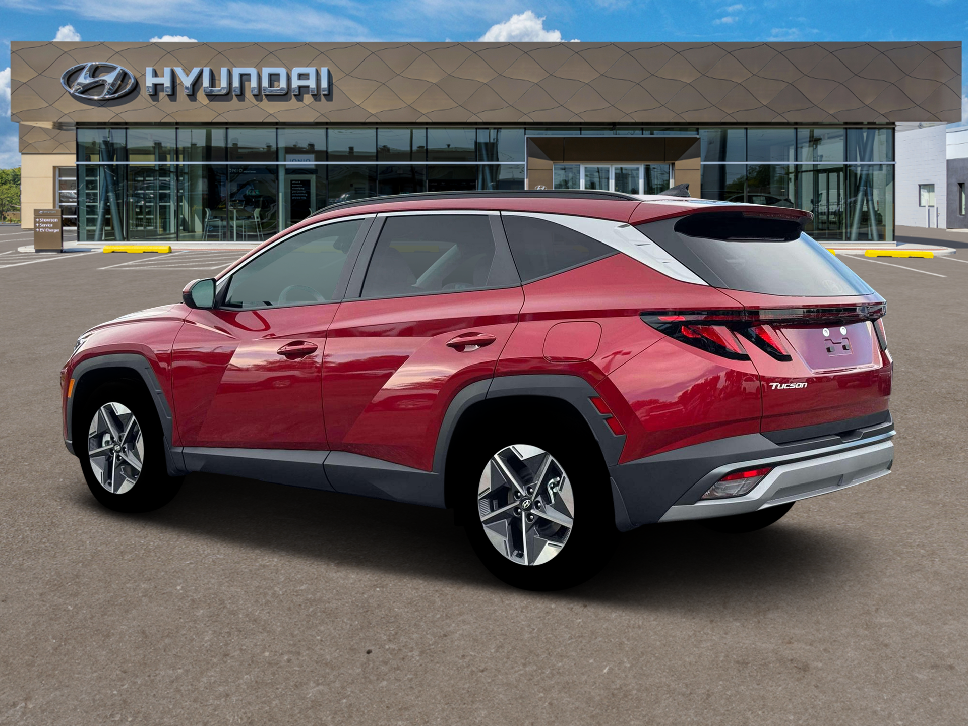 New 2026 Ultimate Red Hyundai SEL FWD image 4