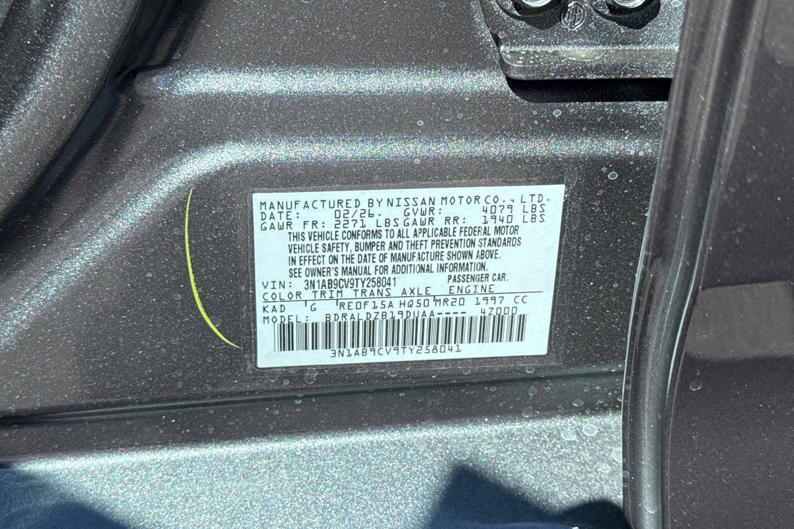 New 2026 Gun Metallic Nissan SV image 25