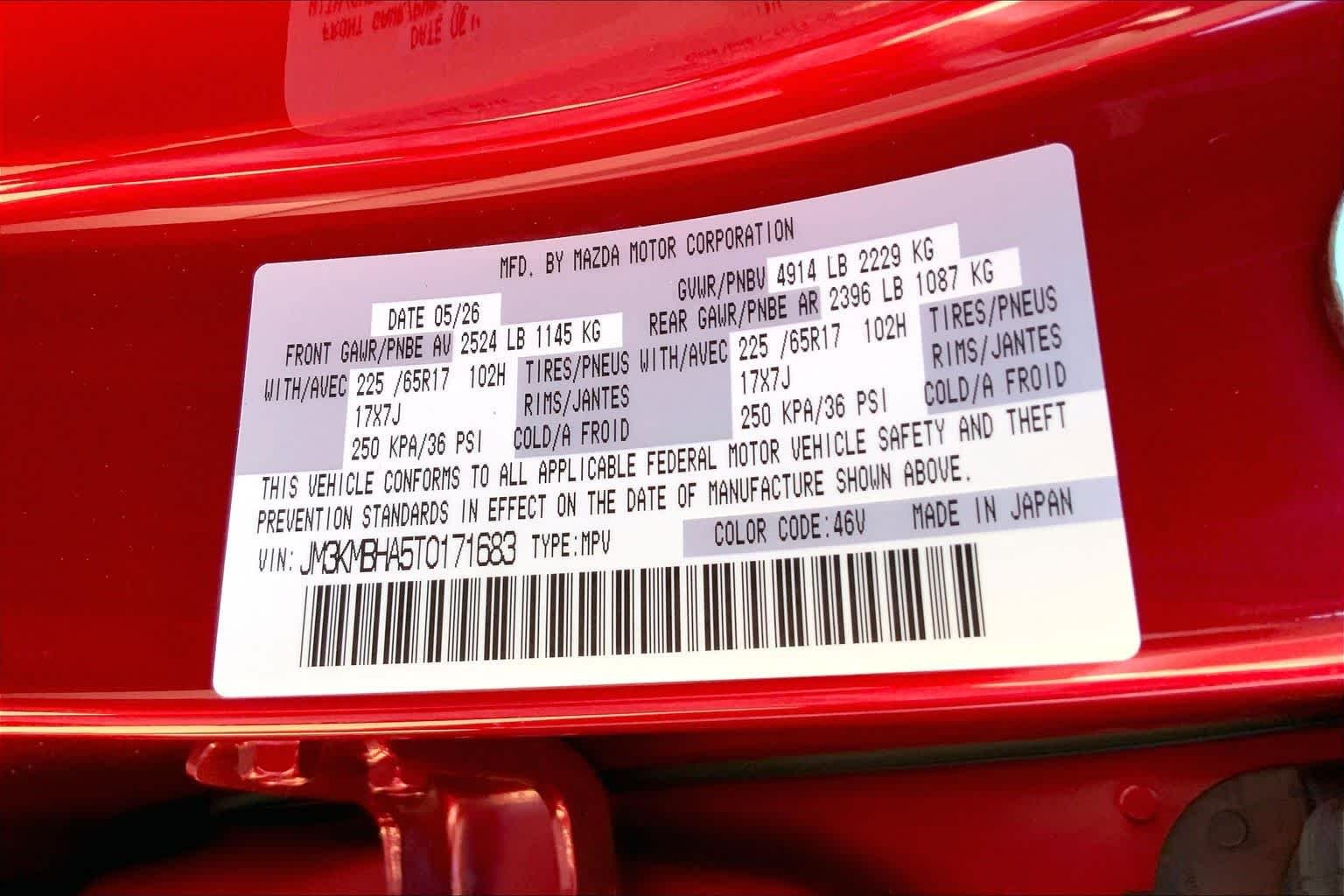 New 2026 Soul Red Crystal Metallic Mazda 2.5 S Select AWD image 21