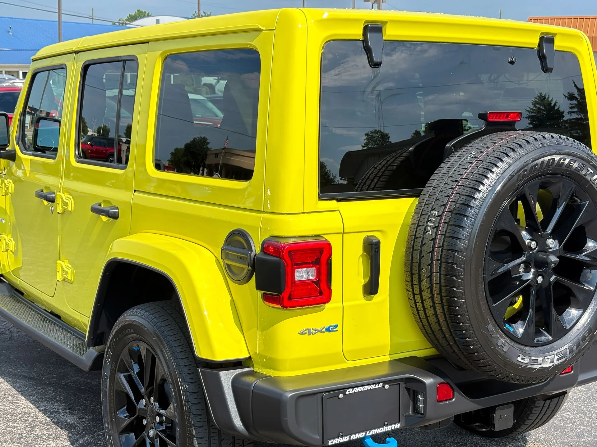 Used 2023 Yellow Jeep Sahara 4xe image 13