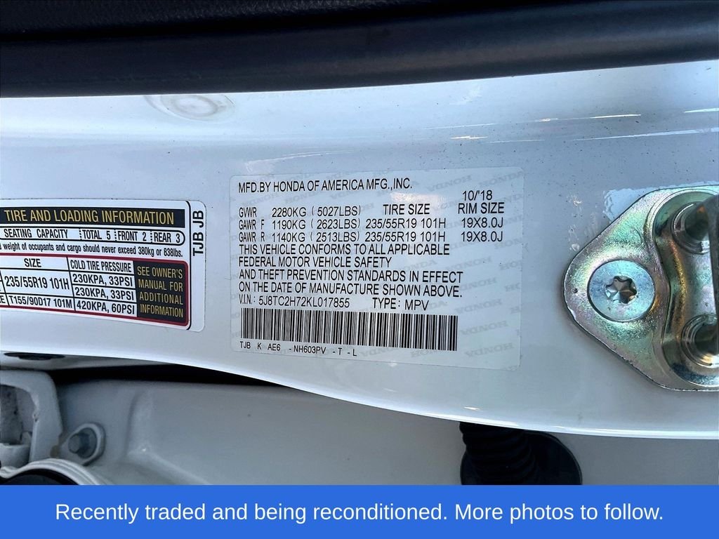 Used 2019 White Acura Advance Package image 20