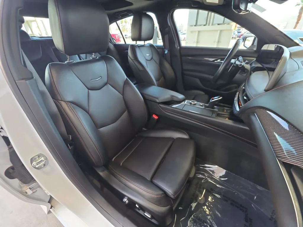 Used 2025 Crystal White Tricoat Cadillac Sport image 29