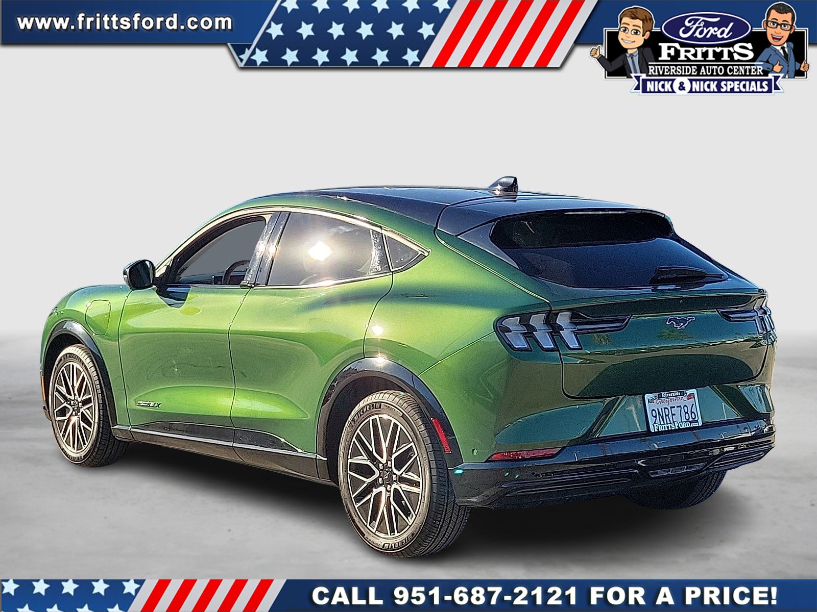 Certified Used 2024 Green Metallic Ford Premium image 3