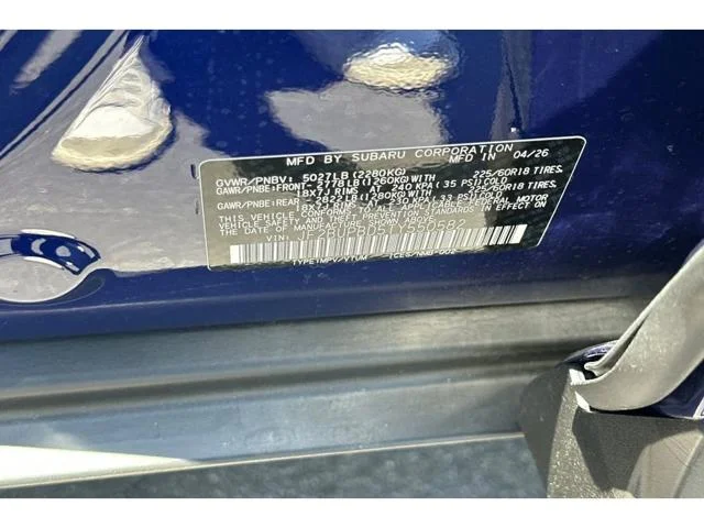 New 2026 SAPPHIRE BLUE PEARL Subaru Premium image 52
