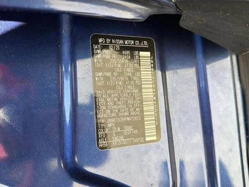 Certified Used 2023 Blue Nissan SL image 10