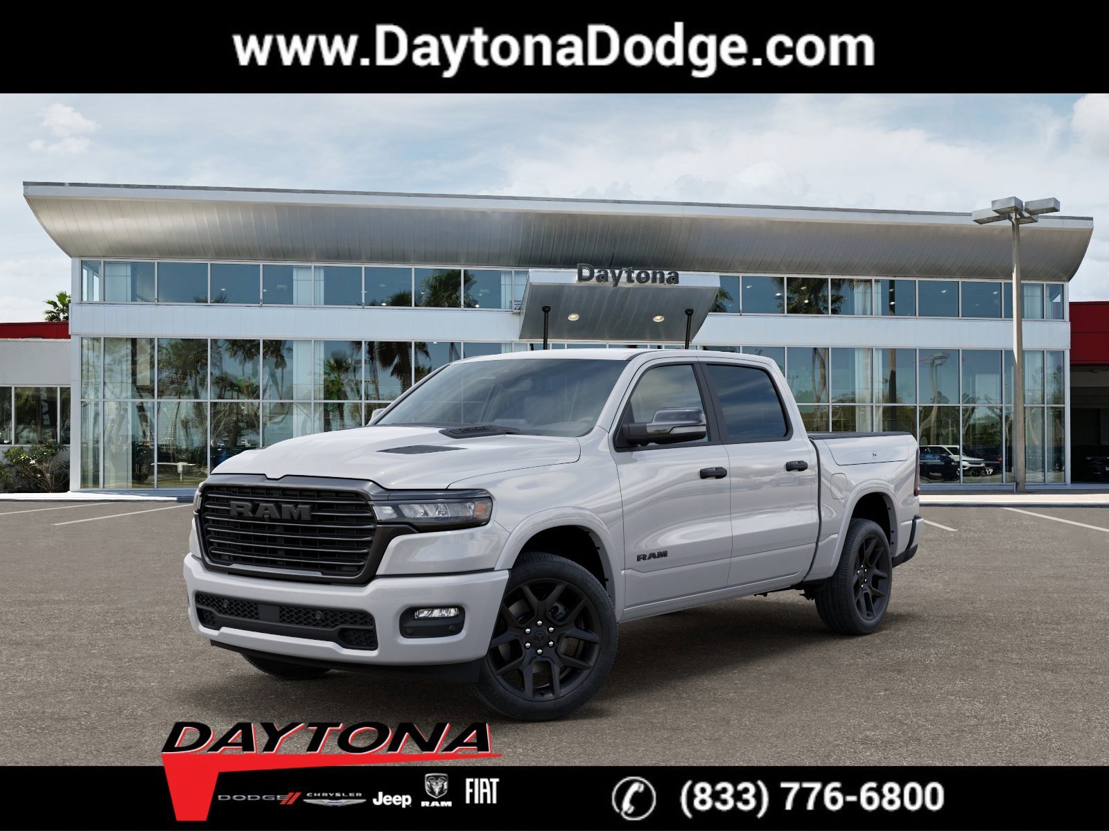 New 2026 Ivory White Tri-Coat Pearlcoat RAM Laramie image 1