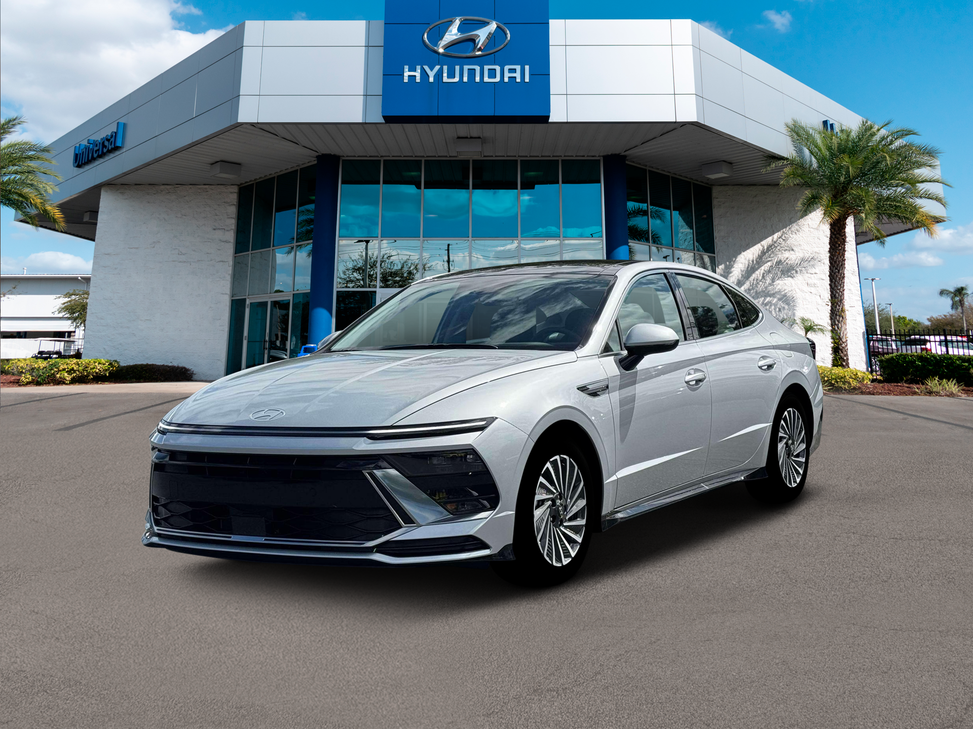 New 2026 Silver Hyundai SEL image 1