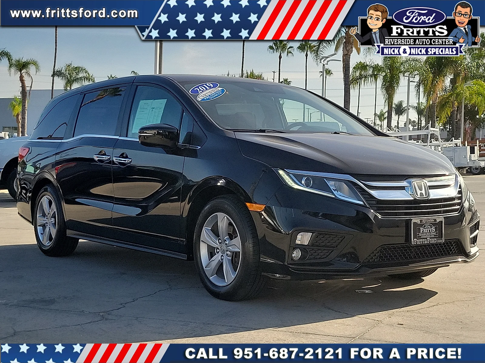 Certified Used 2019 Crystal Black Pearl Honda EX image 21
