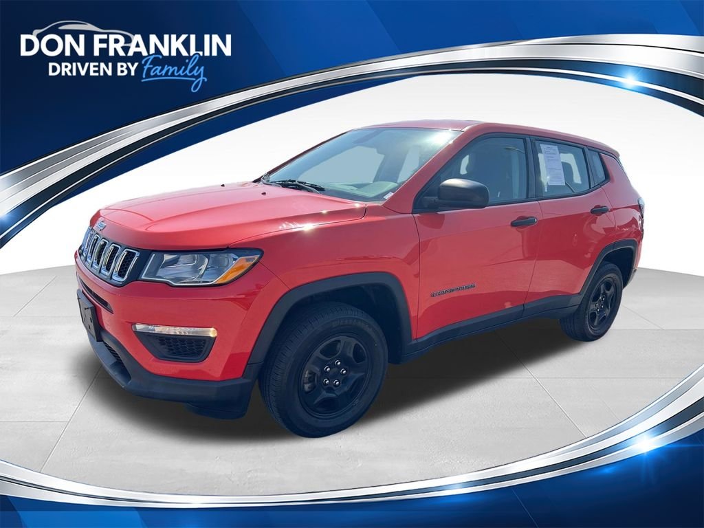 Used 2018 Orange Jeep Sport image 1
