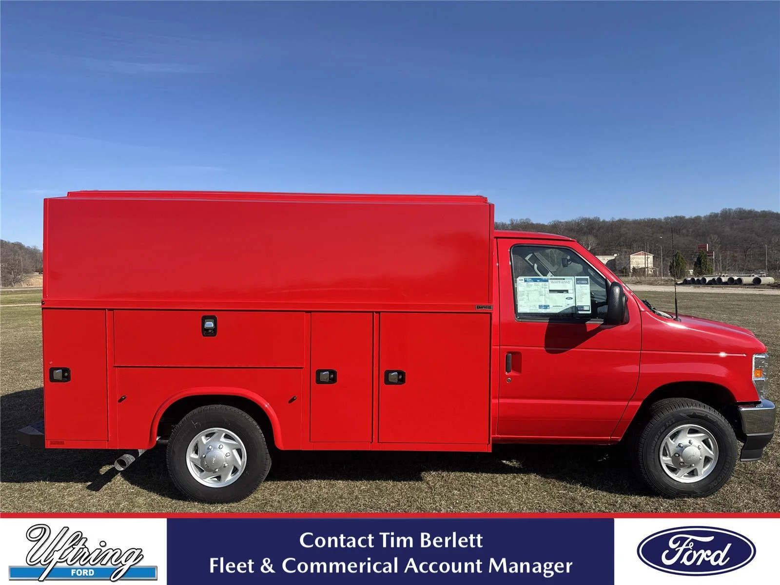 New 2026 Race Red Ford Base image 1