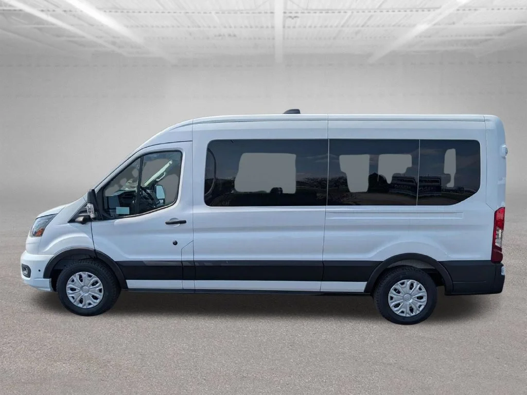 New 2026 Oxford White Ford Passenger Van XLT image 8