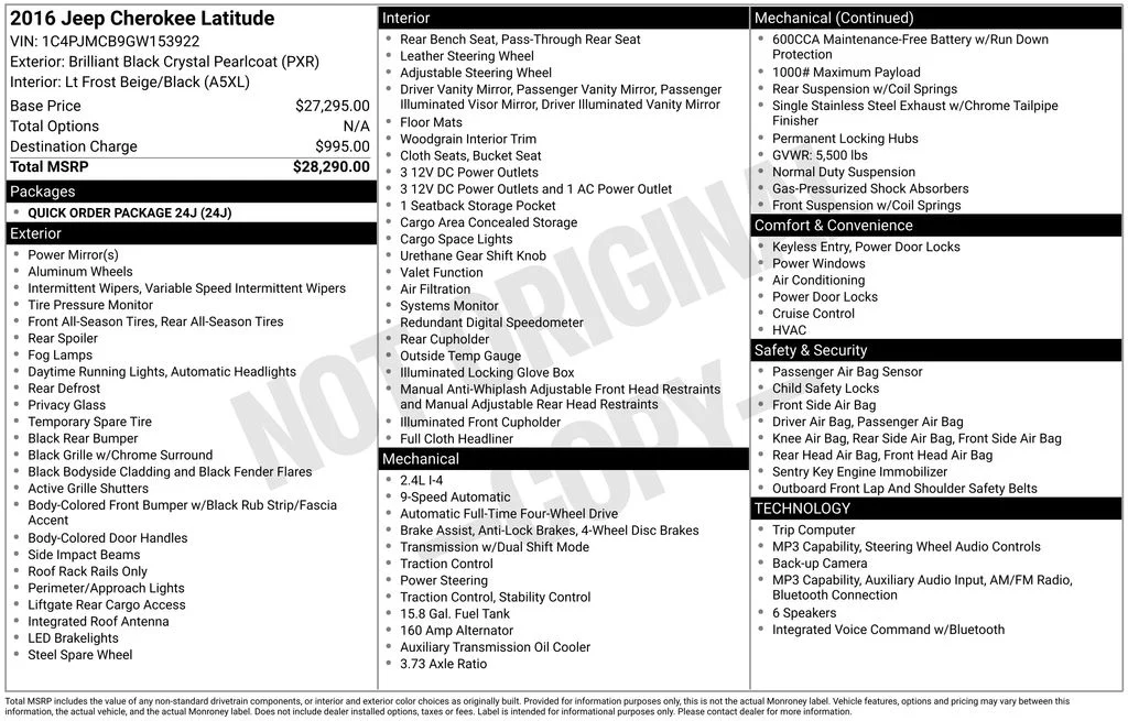 Used 2016 Black Jeep Latitude image 6