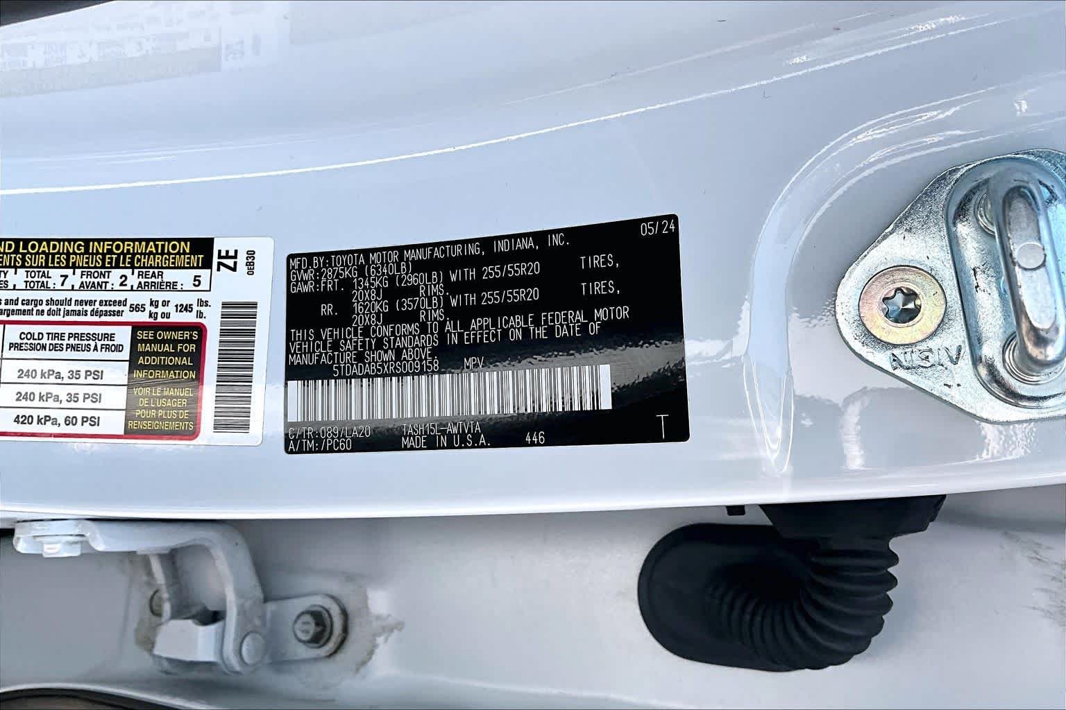 Certified Used 2024 Wind Chill Pearl Toyota Hybrid MAX Limited image 36