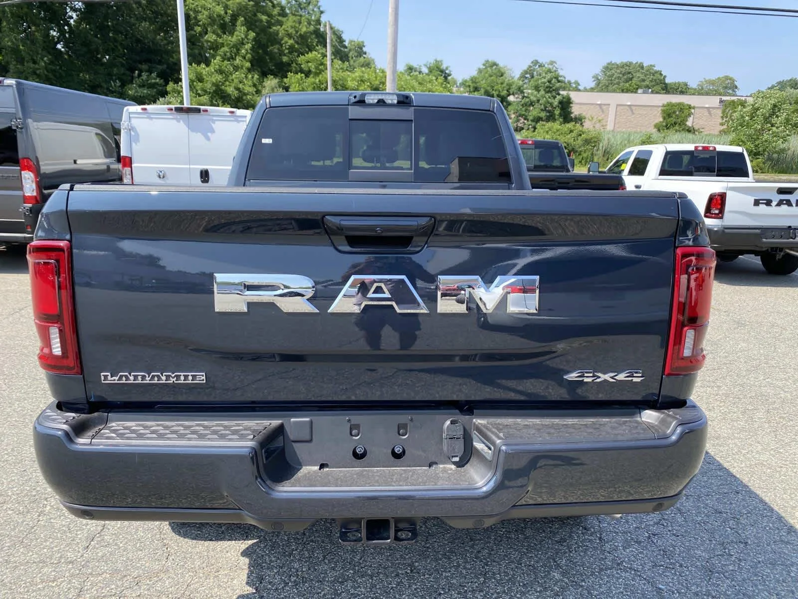 New 2026 Forged Blue Metallic Exterior Paint RAM Laramie image 4