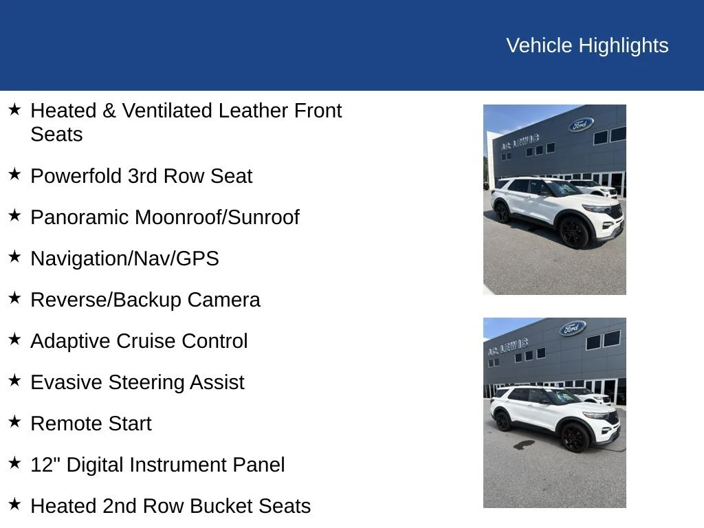 Certified Used 2024 Star White Ford ST image 25