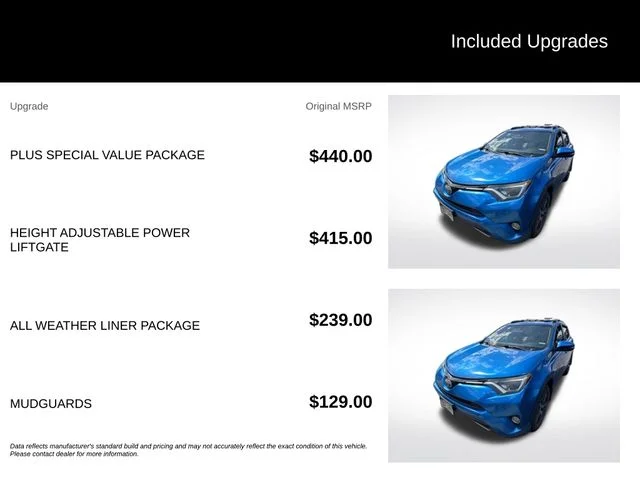 Used 2017 Blue Toyota XLE image 5