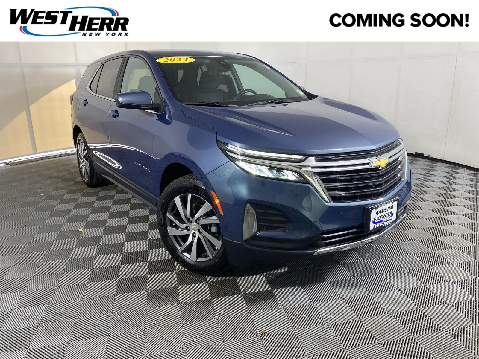 Used 2024 Lakeshore Blue Metallic Chevrolet LT image 1