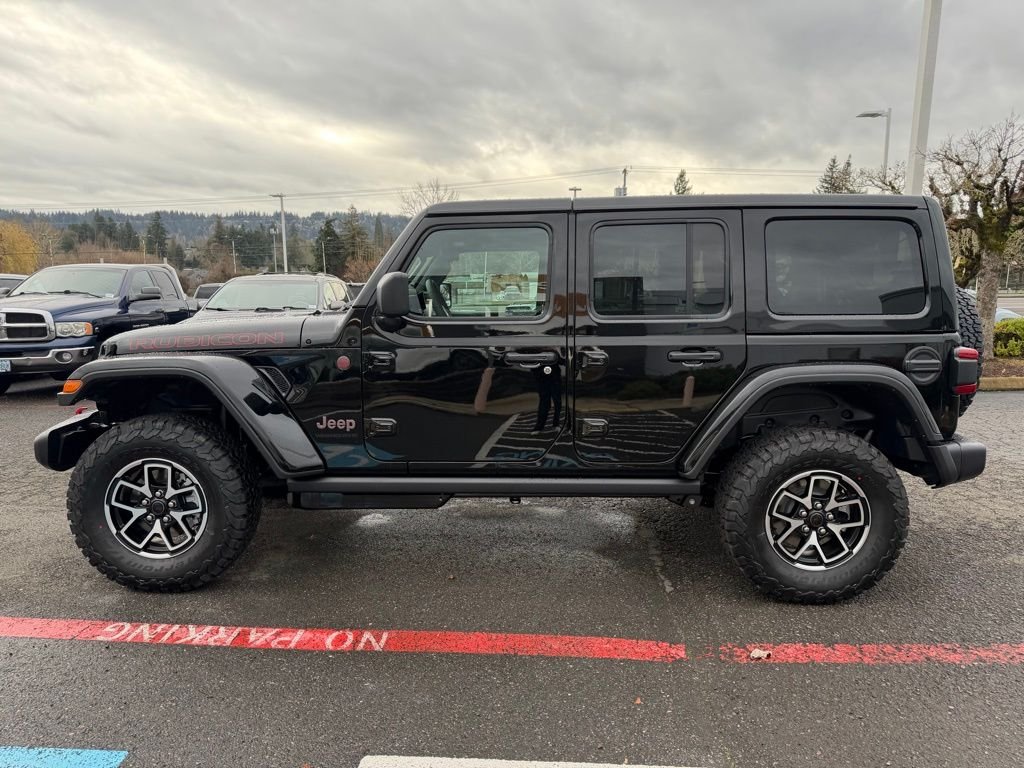 New 2026 Black Clear-Coat Exterior Paint Jeep Rubicon image 5