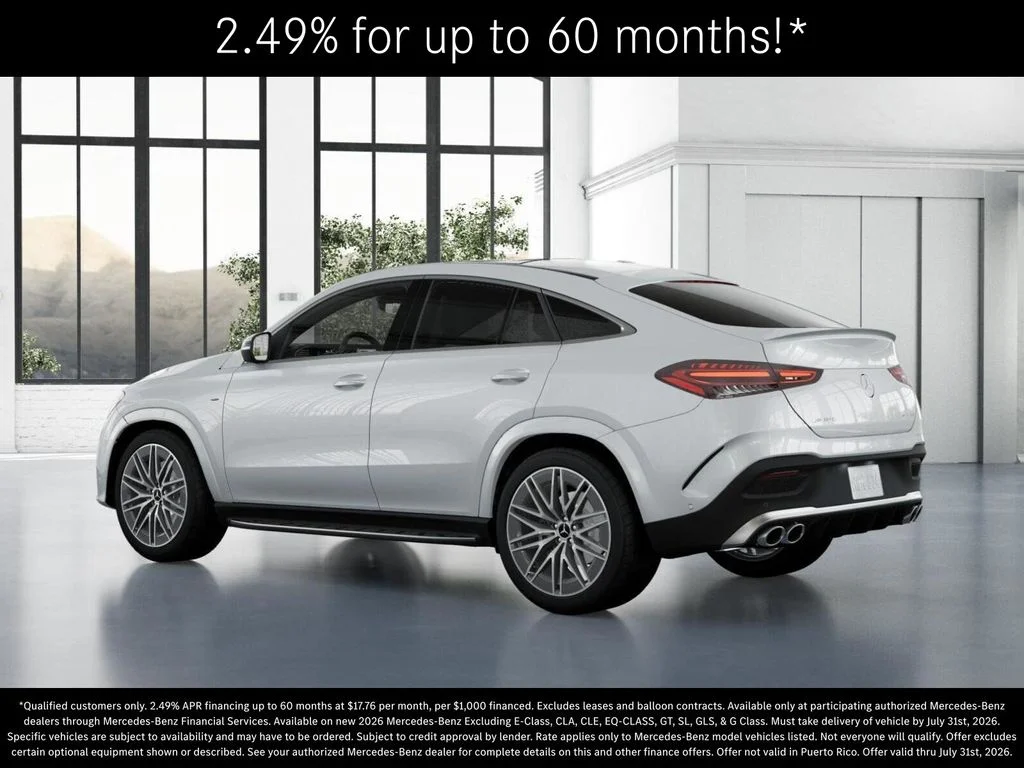 New 2026 MANUFAKTUR Moonlight White Metallic Mercedes-Benz AMG® GLE 53 4MATIC+ Coupe image 30
