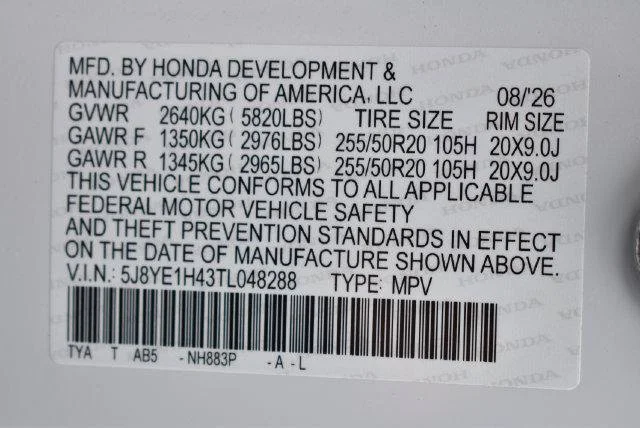 New 2026 Platinum White Pearl Acura Technology Package image 25