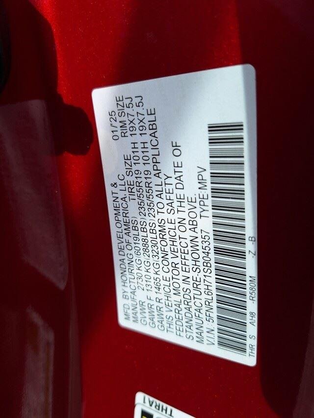 Used 2025 Radiant Red Metallic II Honda Sport-L image 34