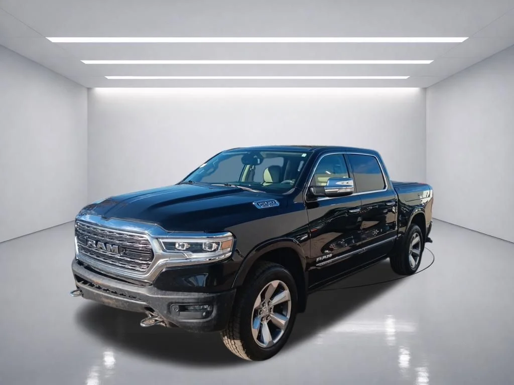 Used 2019 Diamond Black Crystal Pearlcoat Ram Limited image 3