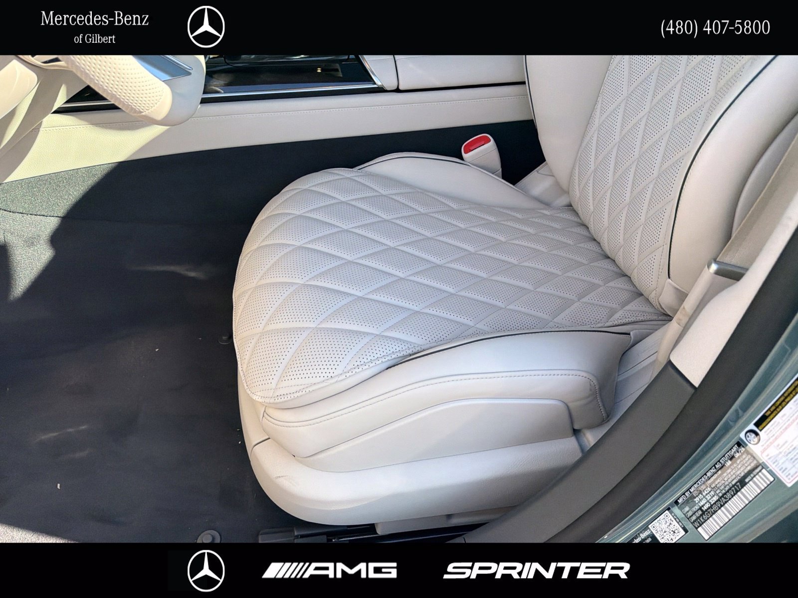 New 2027 Verde Silver Metallic Mercedes-Benz S 580 image 12