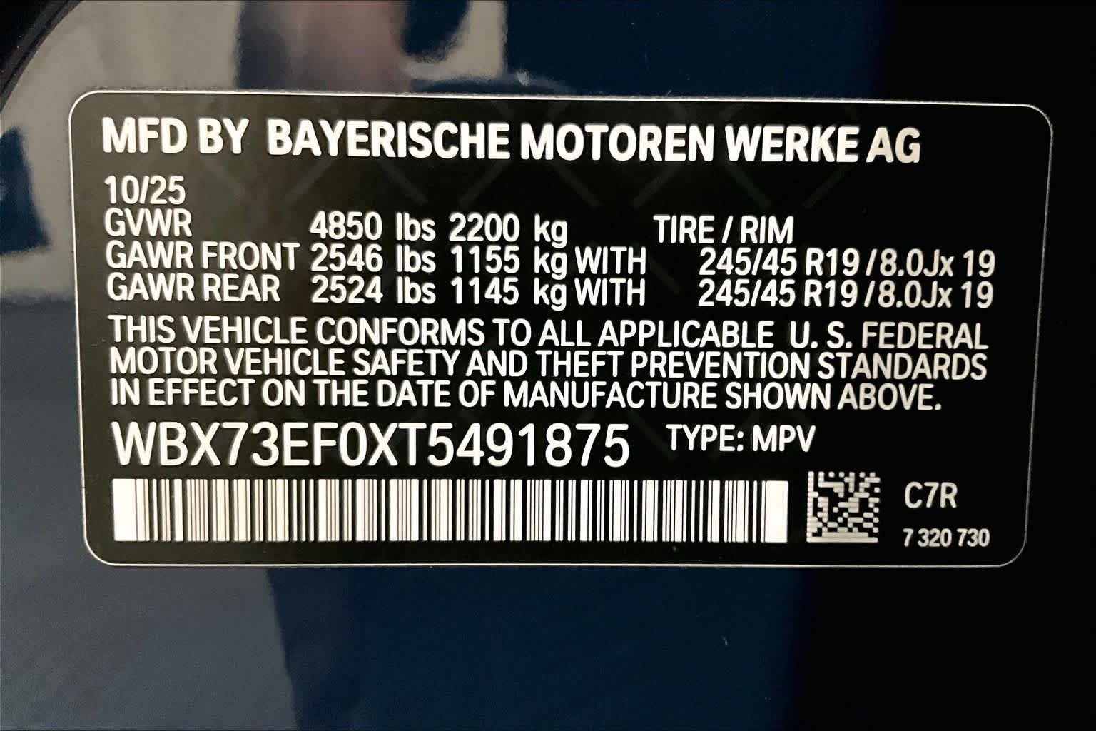 Used 2026 Night Dusk Blue Metallic BMW xDrive28i image 33