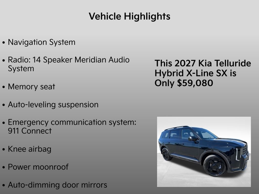 New 2027 Ebony Black Kia X-LINE SX image 35