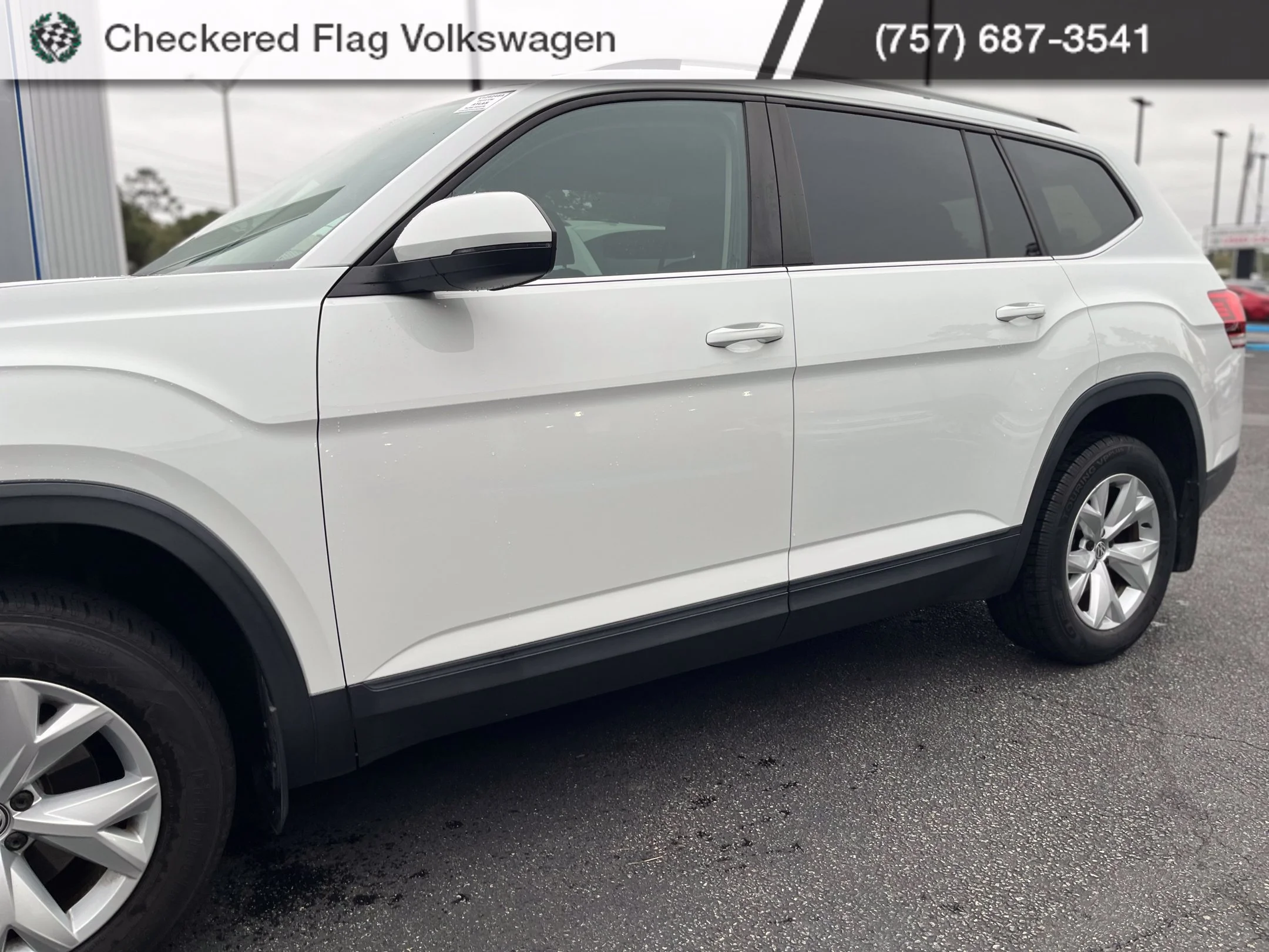Used 2019 Pure White Volkswagen 2.0T S image 3