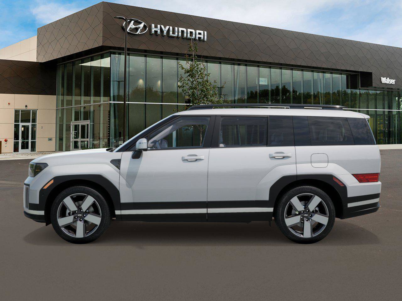 New 2026 Serenity White Hyundai Limited 7P AWD image 4