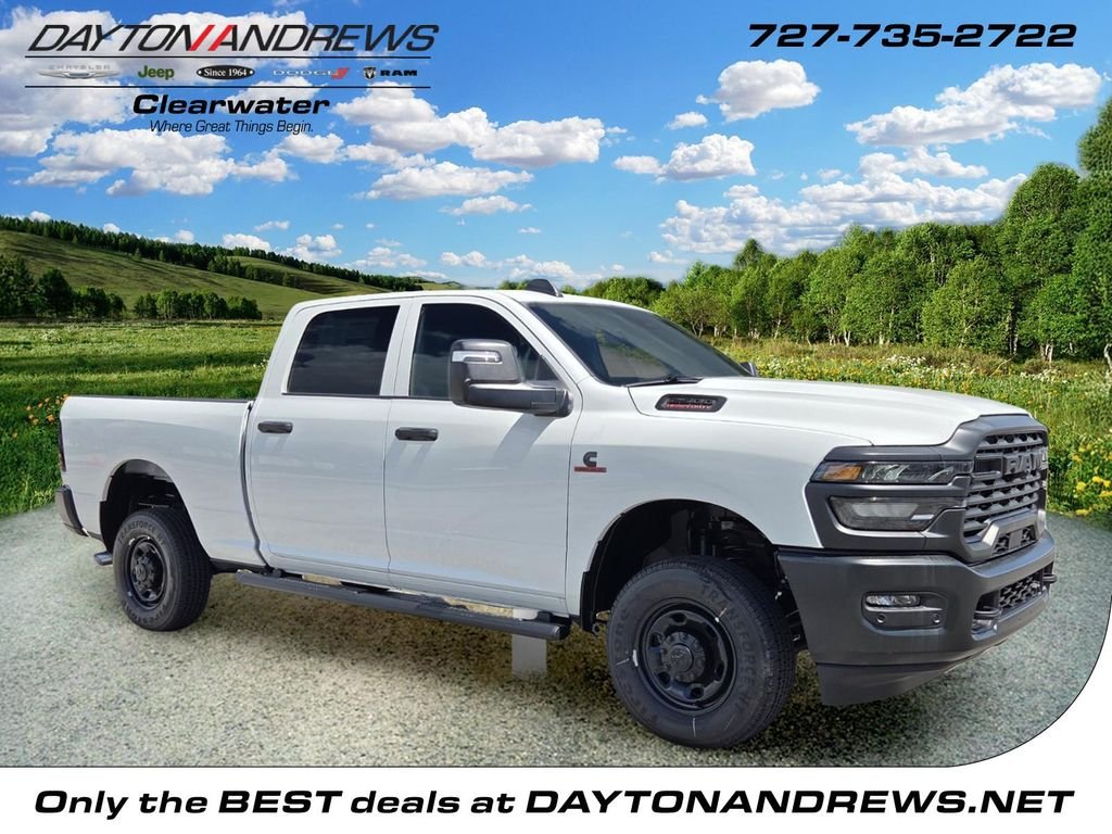 New 2026 Bright White Clear-Coat Exterior Paint RAM Tradesman image 1