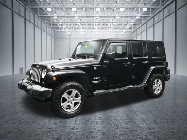 Used 2017 Black Jeep Unlimited Sahara image 2