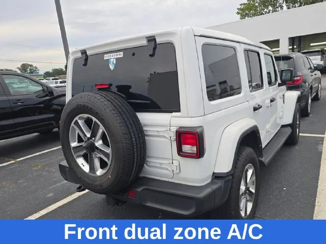 Used 2022 White Jeep Unlimited Sahara image 9
