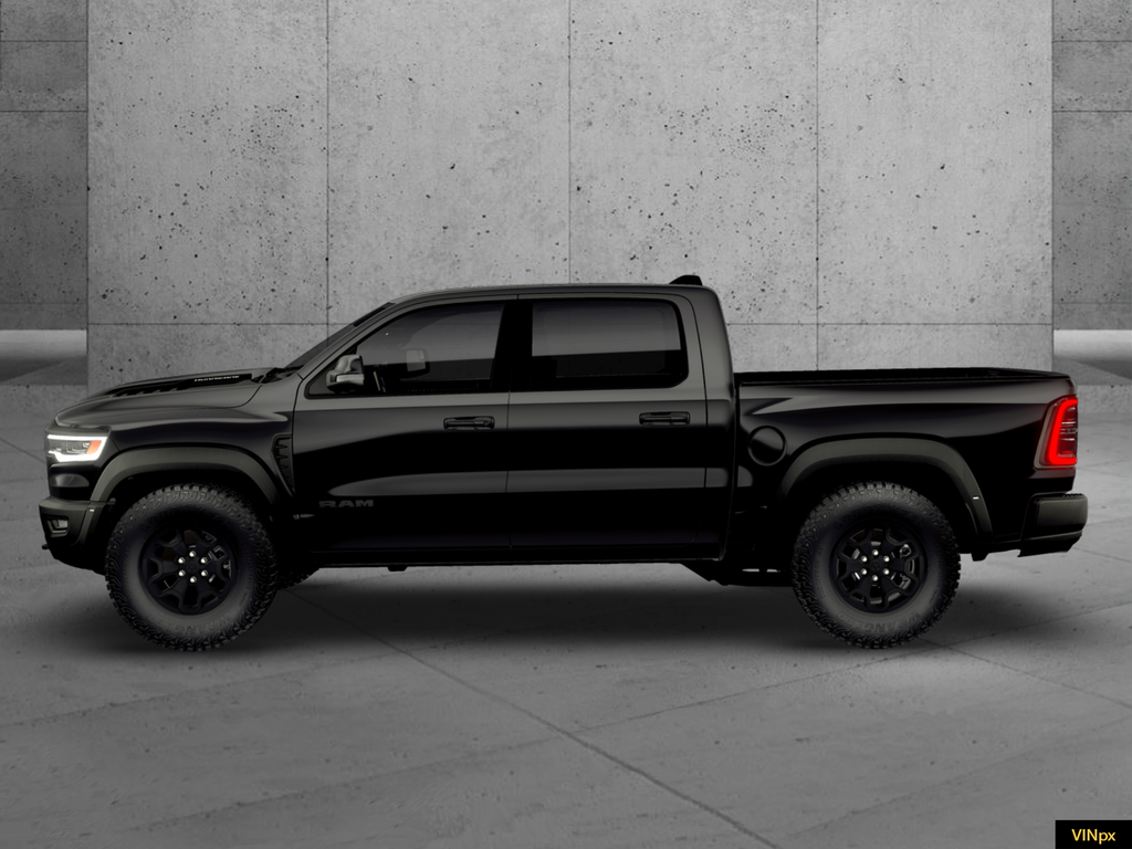 New 2026 Diamond Black Crystal Pearl-Coat Exterior Paint RAM RHO image 2