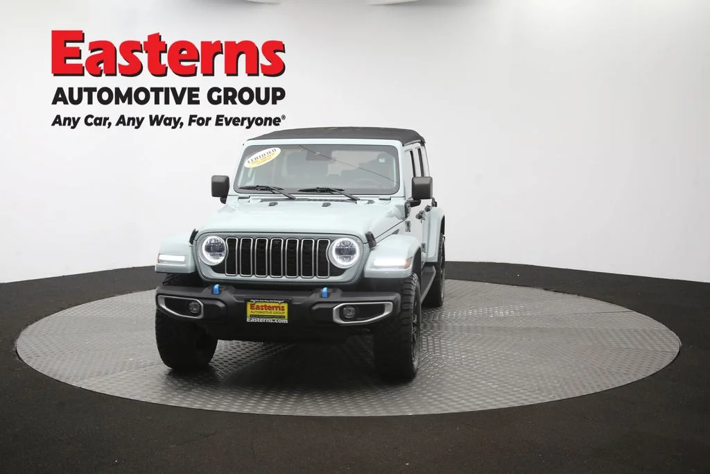 Used 2024 Gray Jeep Sahara 4xe image 53