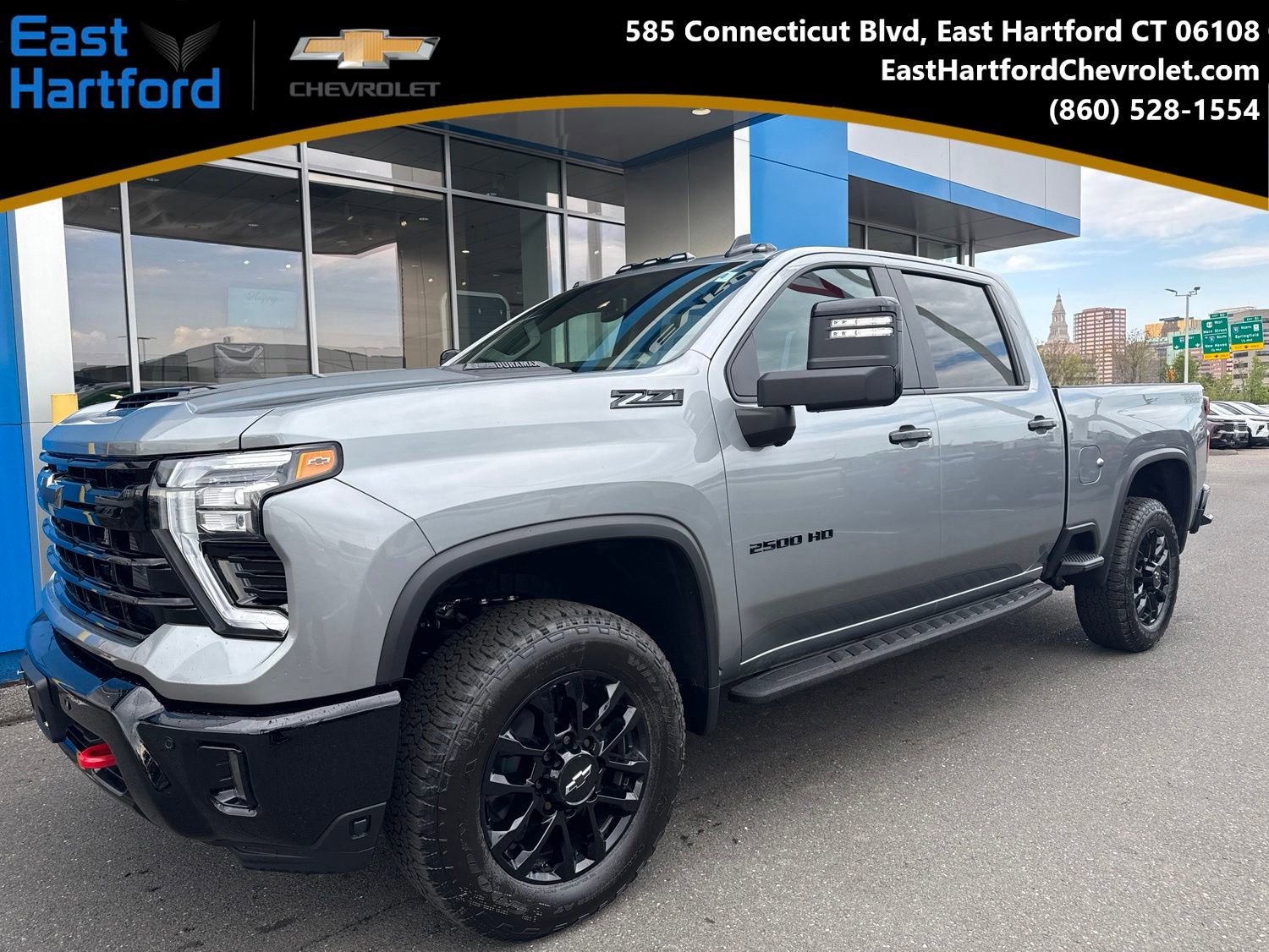 New 2026 Sterling Gray Metallic Chevrolet LT Trail Boss with Safety - Leather - Convenience I & II - Heat - Remote Start - Plow Prep - Z71 Off-Road image 1