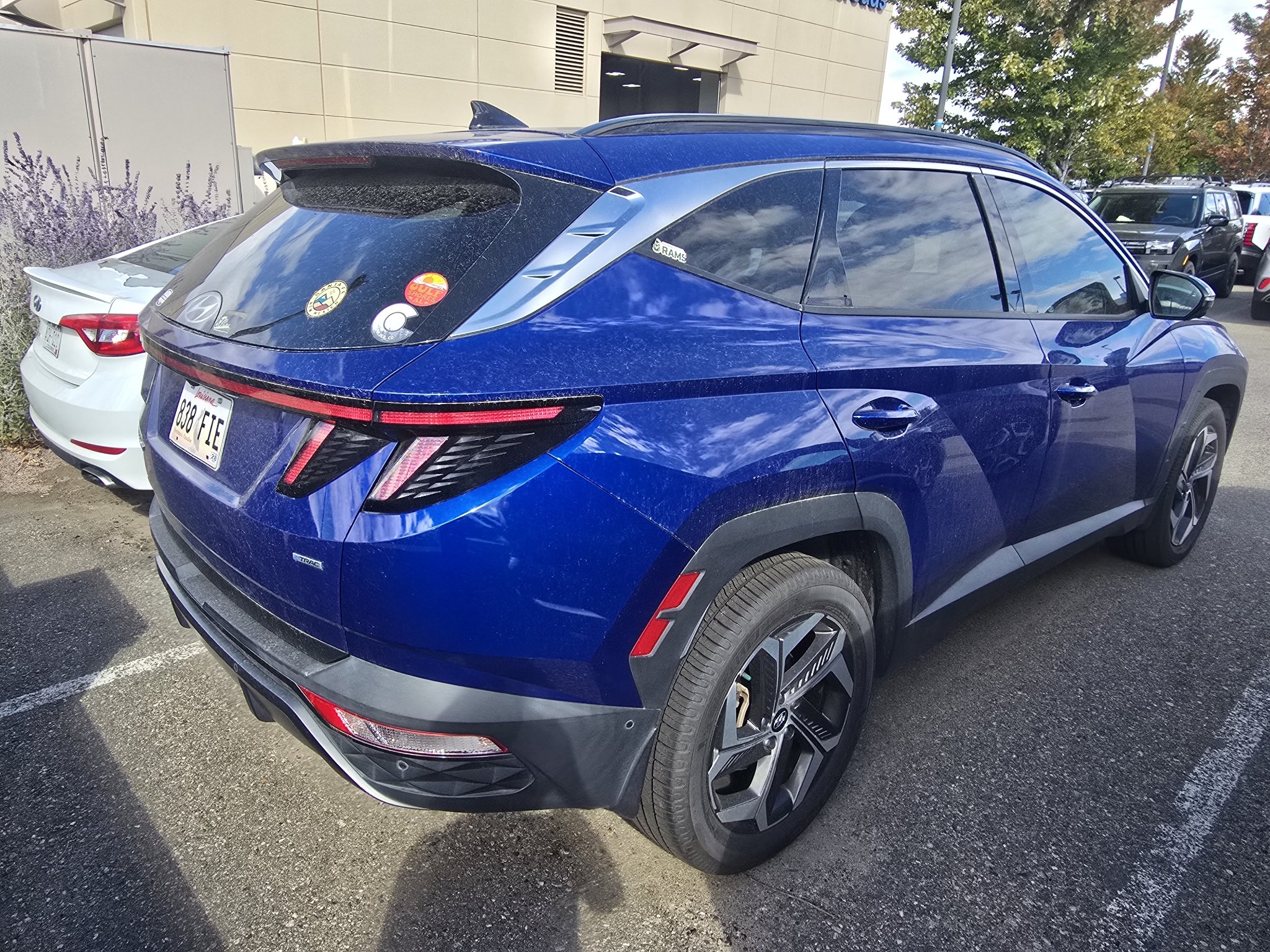 Used 2022 Intense Blue Hyundai Limited image 16