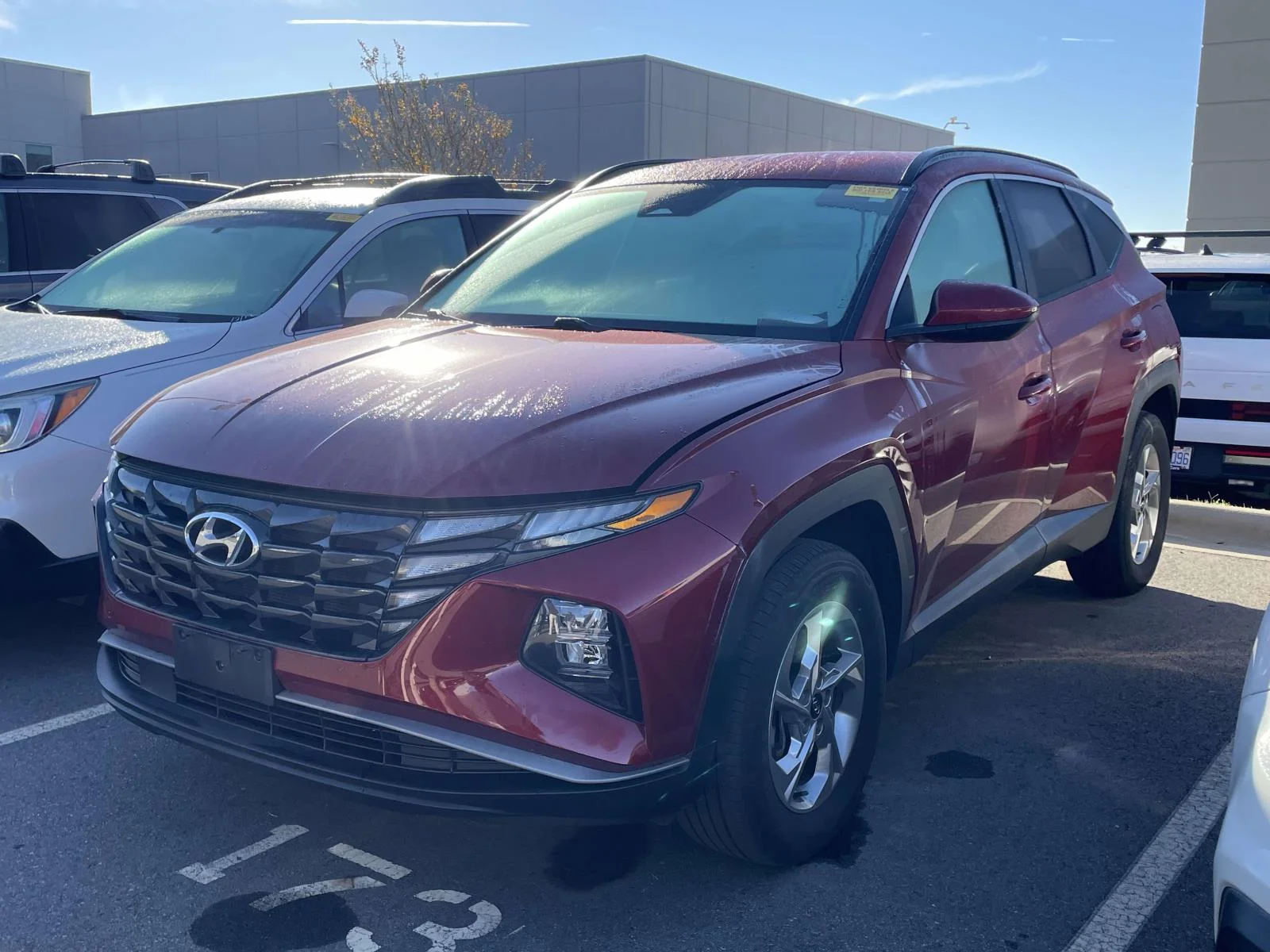Used 2024 Ultimate Red Hyundai SEL image 2