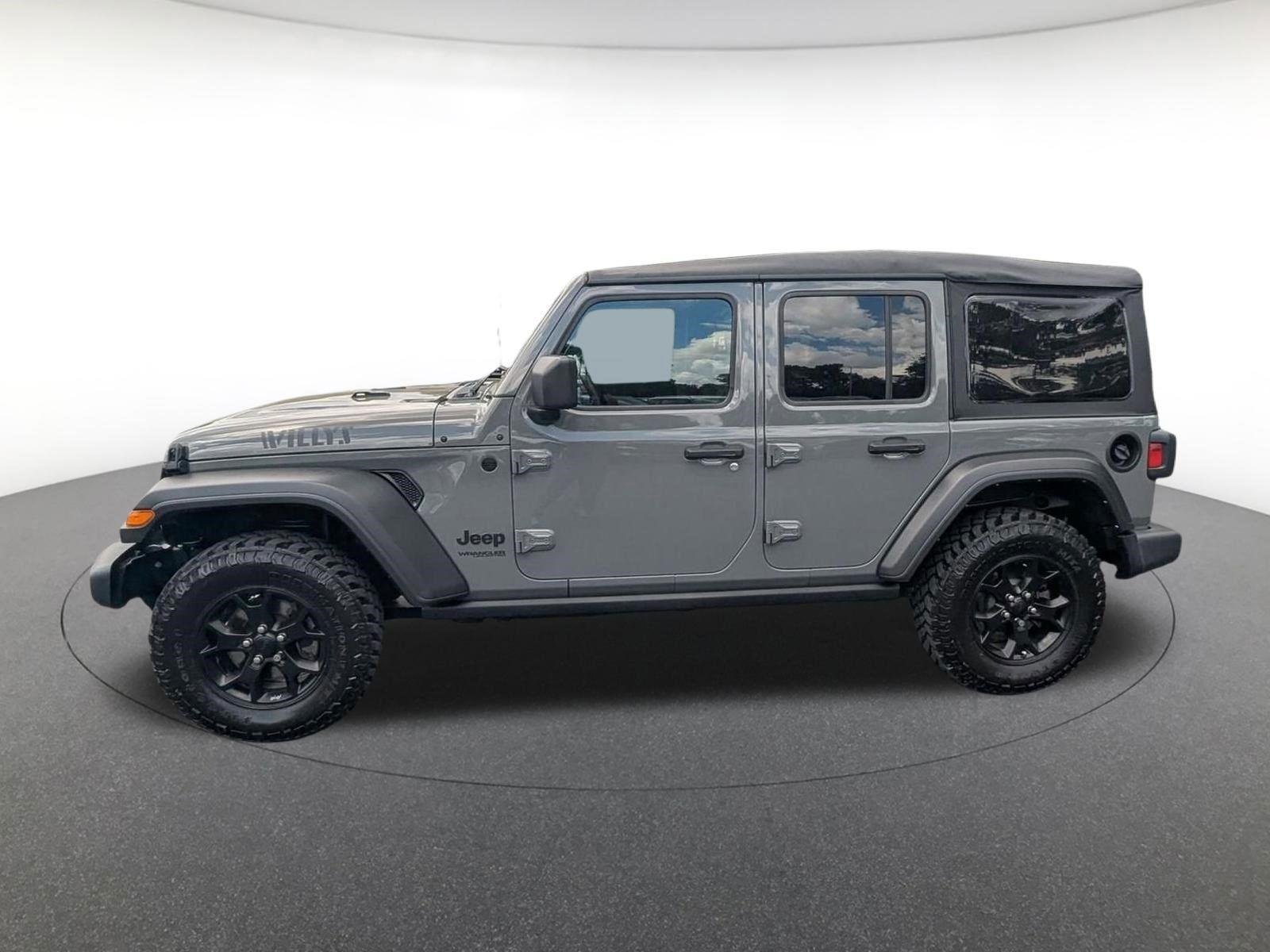 Used 2022 Sting-Gray Clearcoat Jeep Unlimited Willys Sport image 7