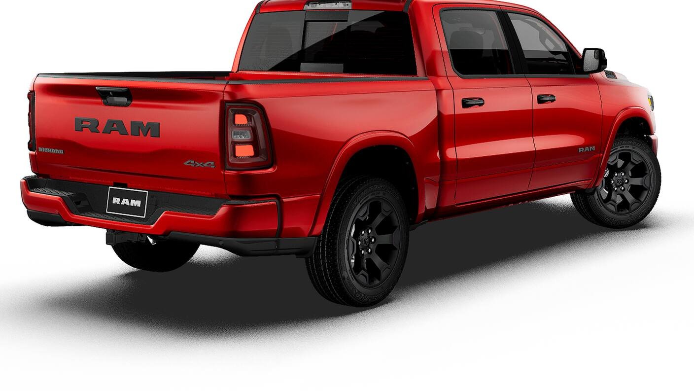 New 2027 Molten Red Pearl-Coat Exterior Paint RAM BIG HORN image 14