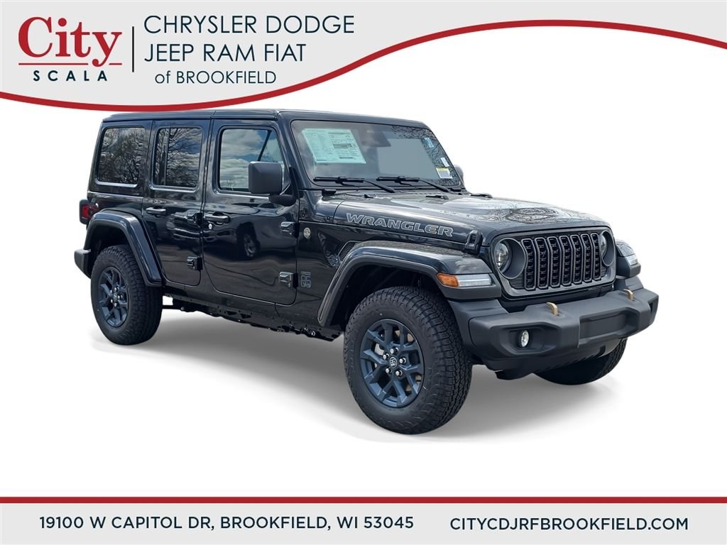 New 2026 Black Clear-Coat Exterior Paint Jeep 85th Anniversary Edition image 1