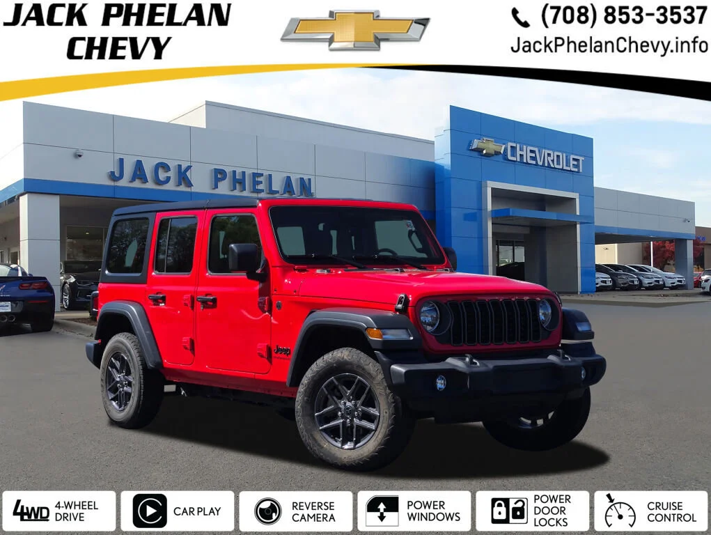 Used 2025 Red Jeep 4-Door Summit 4x4 image 1