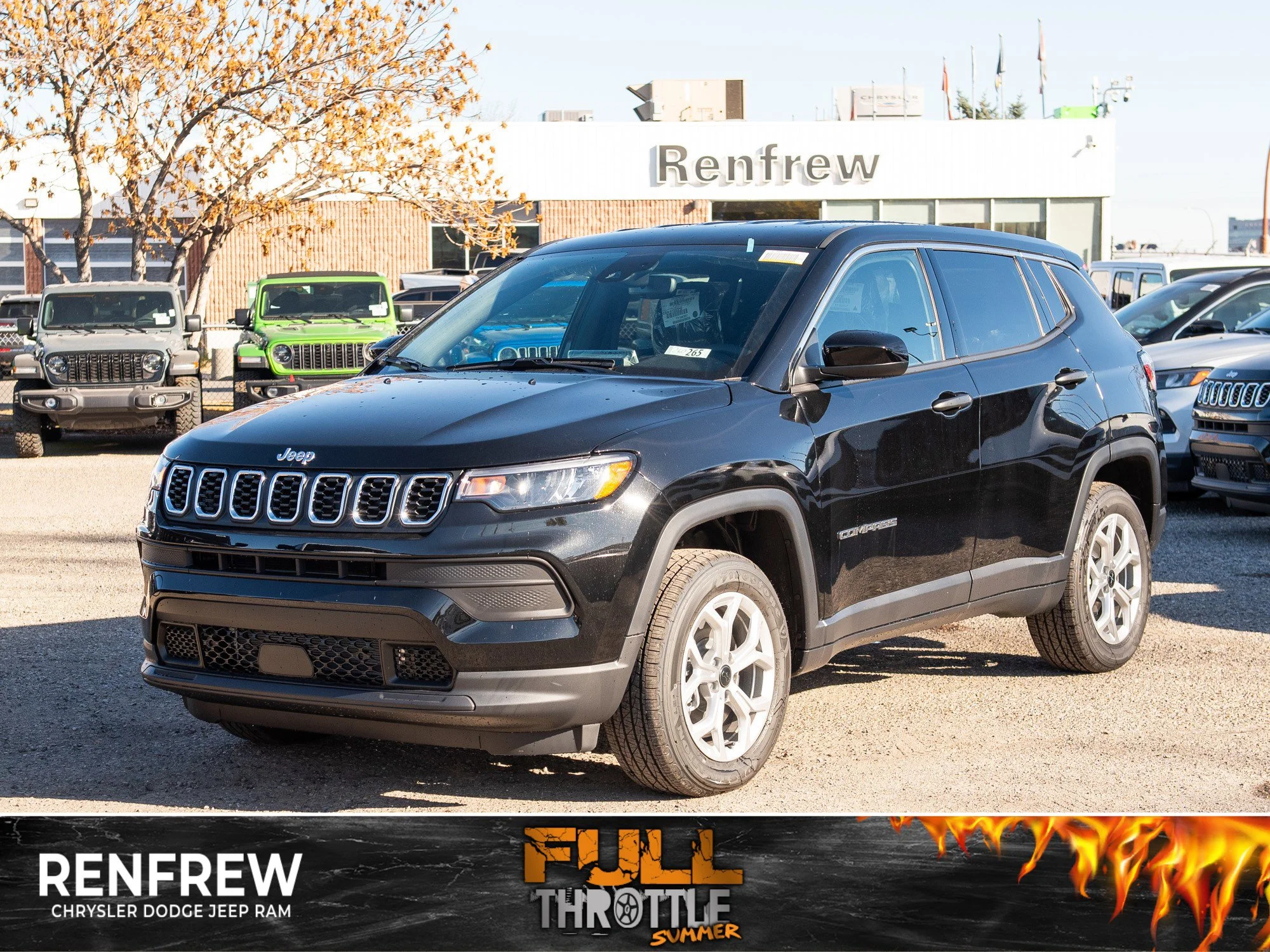 New 2026 Black Jeep Sport* image 1