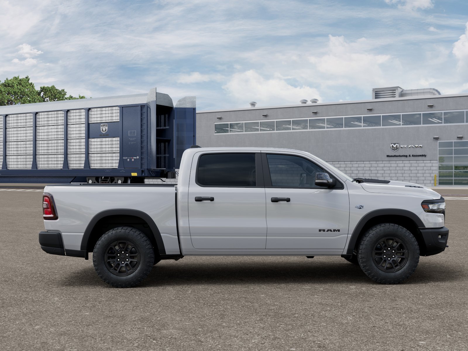 New 2026 Bright White Clear-Coat Exterior Paint RAM REBEL image 12