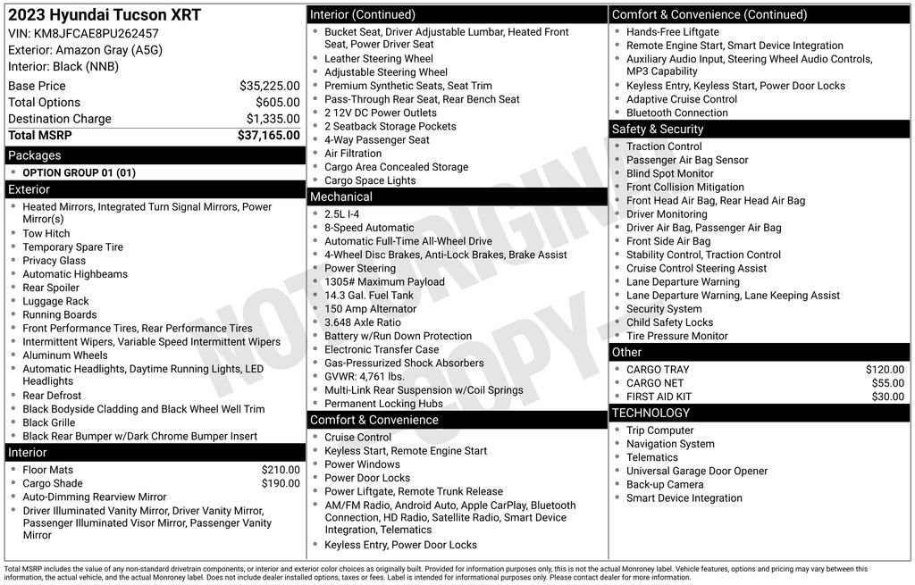 2023 Hyundai Tucson XRT - Photo 6