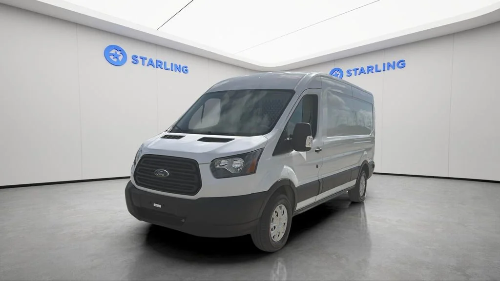 Used 2019 White Ford T-150 148" Med Rf 8600 GVWR Sliding RH Dr image 16