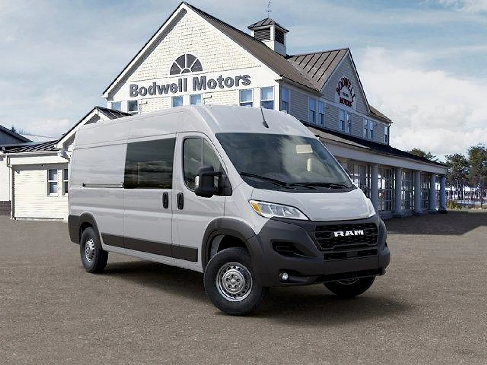 New 2026 Bright White Clear-Coat Exterior Paint RAM Cargo Van Tradesman High Roof 159" WB w/Pass Seat image 5